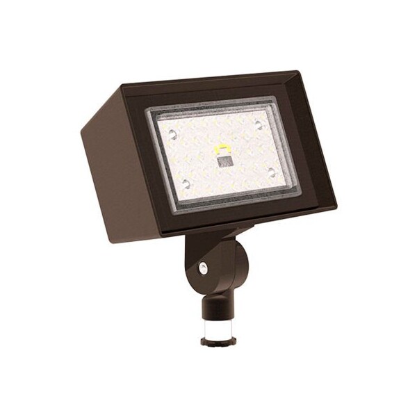Hubbell Lighting Hubbell Outdoor Ratio LED Floodlight, 3200L, 26W, 40K, Wide Dist, Knuckle Mt, 120-277v RFL2-25-4K - main